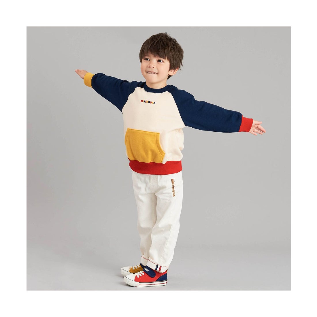 ミキハウス MIKI HOUSE 【ミキハウス】 バックロゴトレーナー（大人用