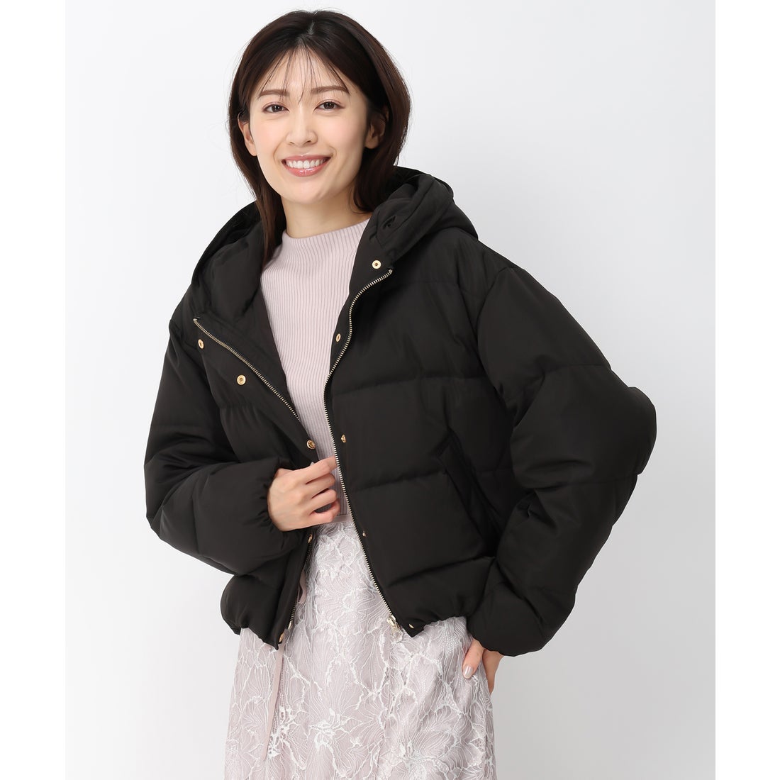 ミッシュマッシュ MISCH MASCH 2024秋冬新作フーディーダウン