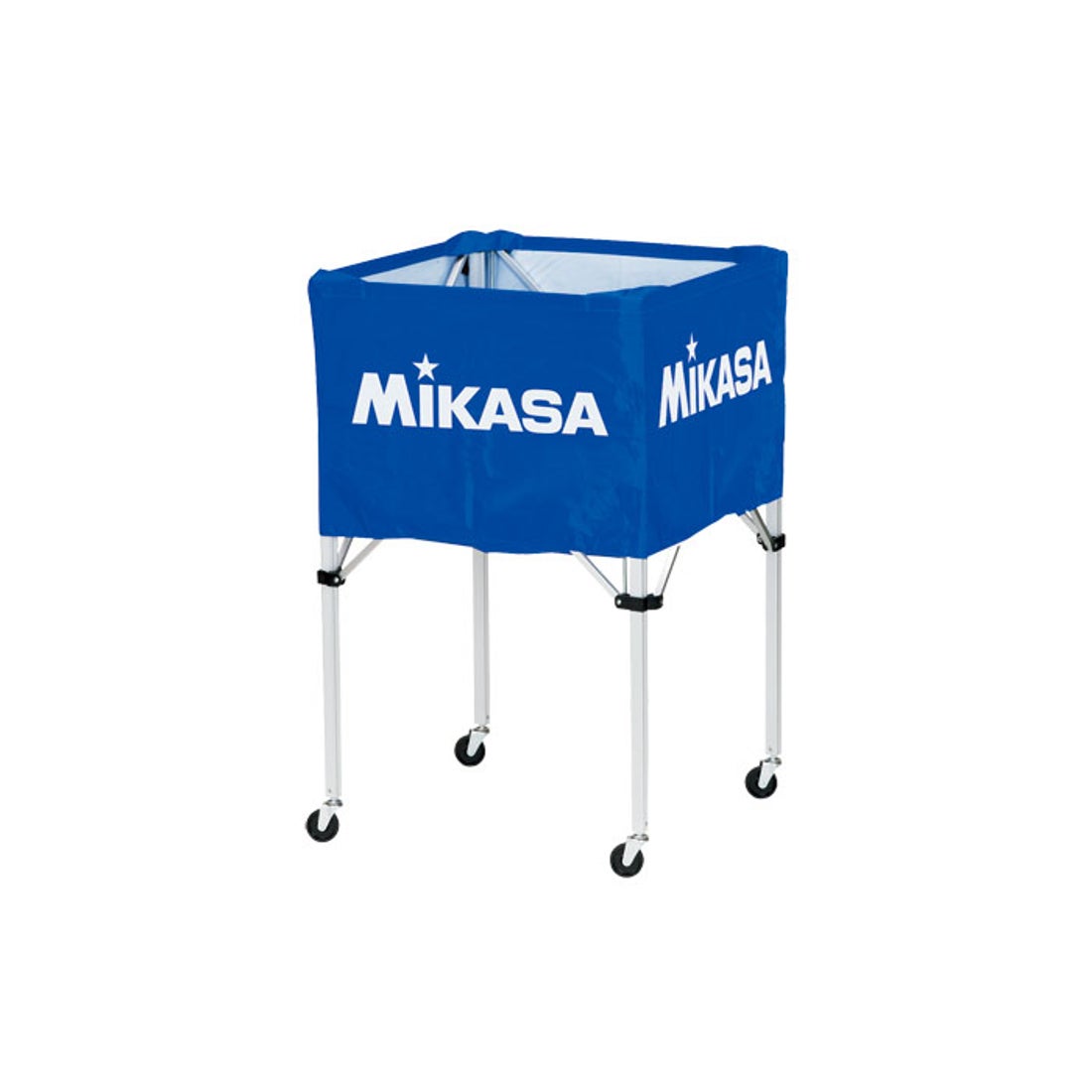 MIKASA ミカサ ワンタッチ式ボールカゴ(背高)(ブルー) BCSPH BL ボール