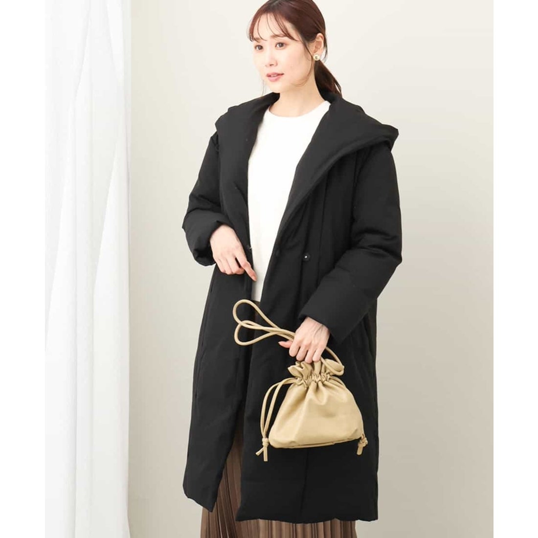 エムケー ミッシェルクラン MK MICHEL KLEIN ロング丈シームレスダウン