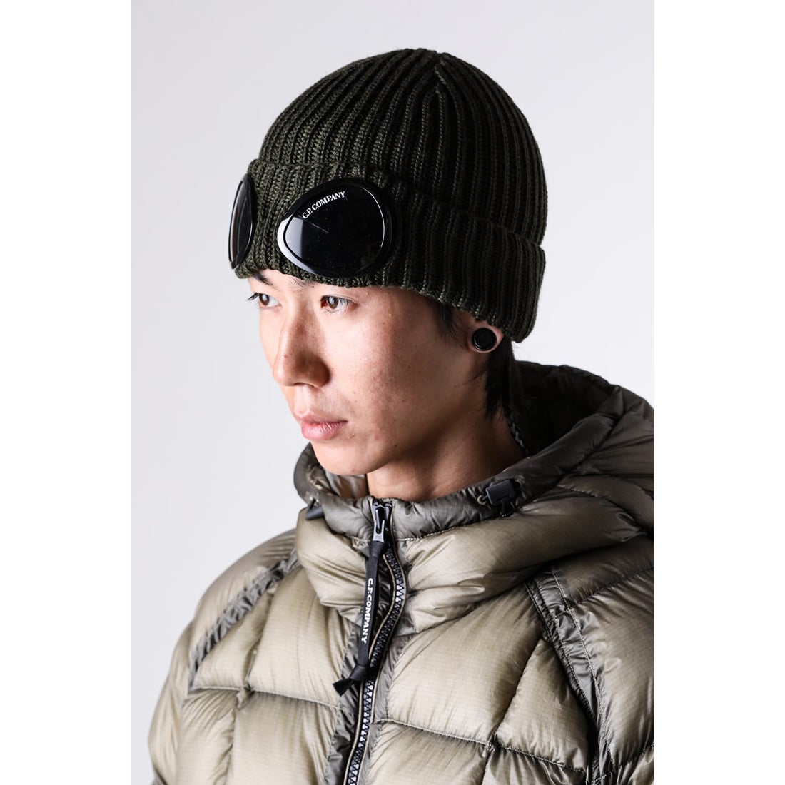 シーピーカンパニー C.P. COMPANY ACC KNIT CAP IN EF WOOL （IVY