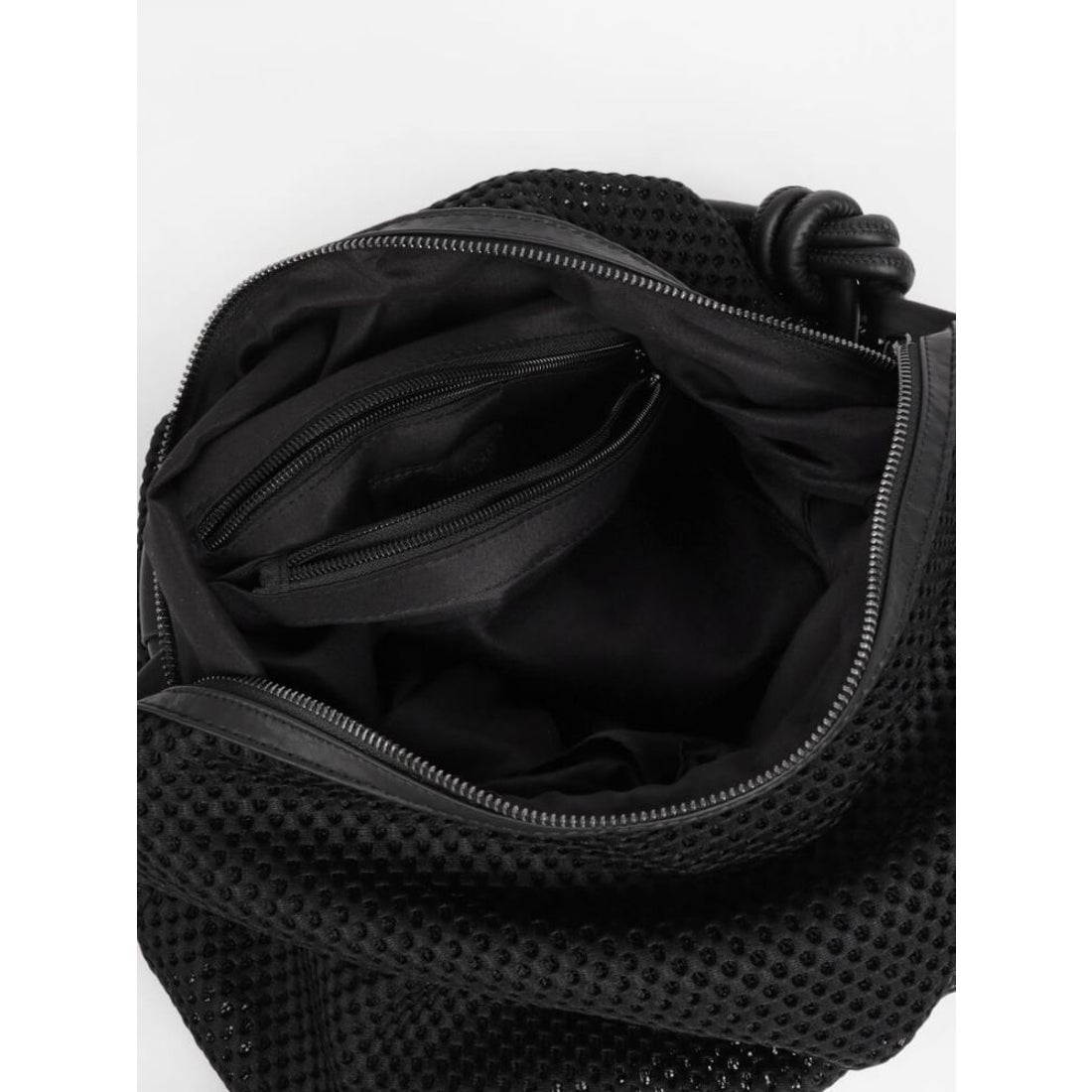 ヌエール nouer メッシュデザイントートバッグ （ブラック） -靴