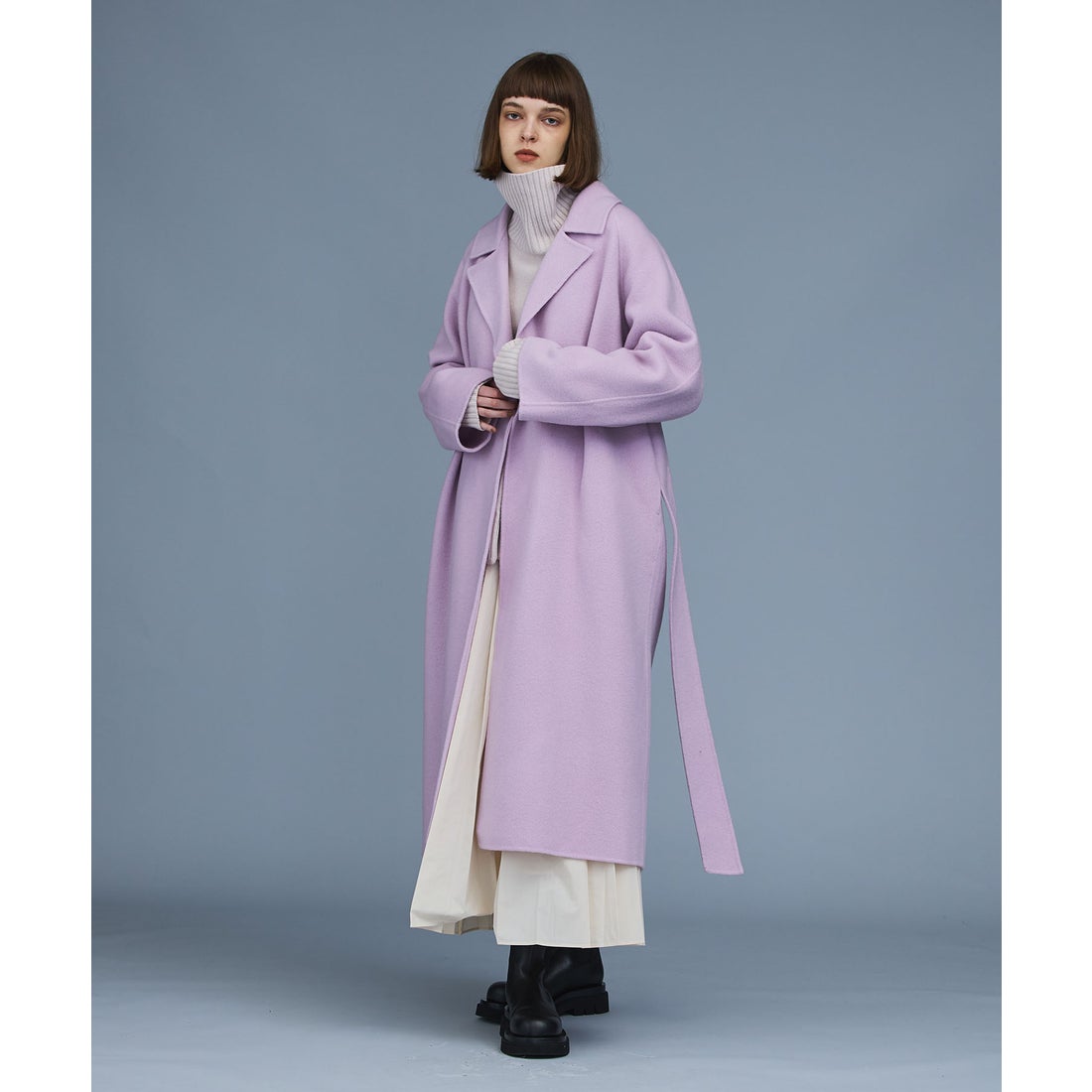 N.O.R.C ノーク NORC ロングリバーコート （ラベンダー