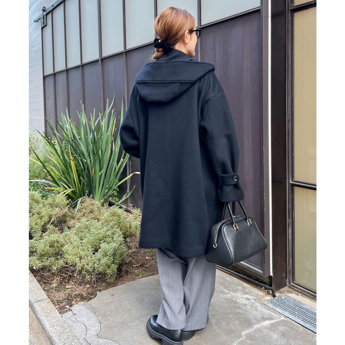 ノーリーズ NOLLEY'S NMPミドル丈ダッフルコート （ミディアムグレー