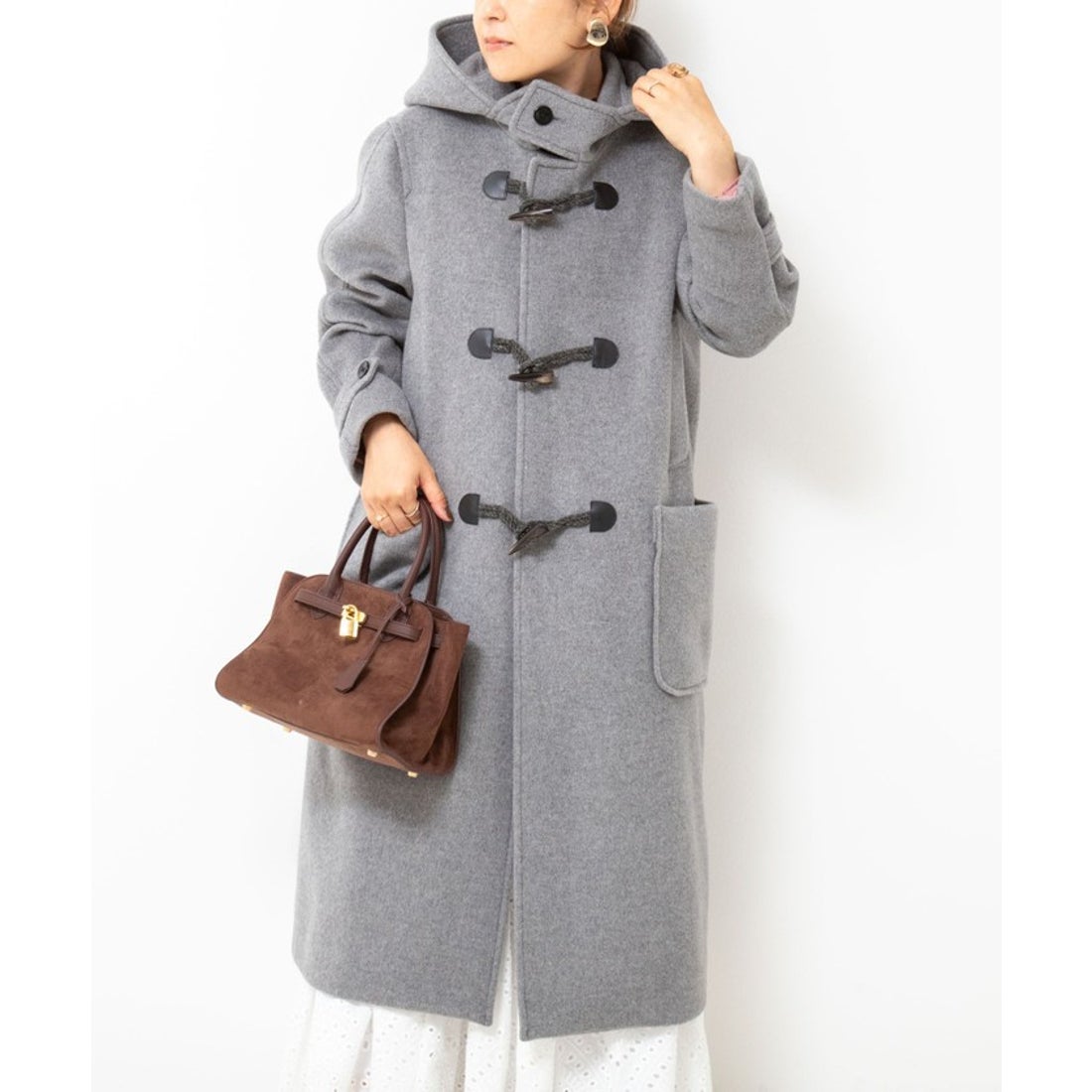 ノーリーズ NOLLEY'S NMPダッフルコート （ミディアムグレー