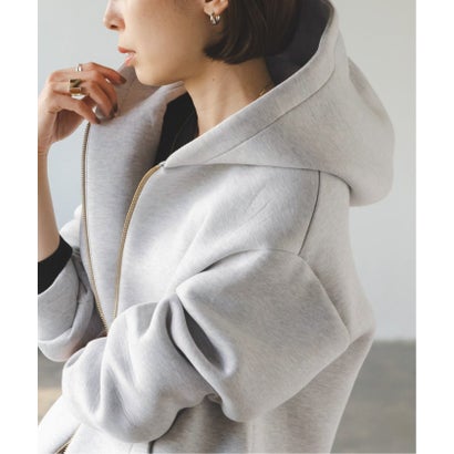 ノーブル NOBLE ダンボールニットフーデットパーカー （ブラック