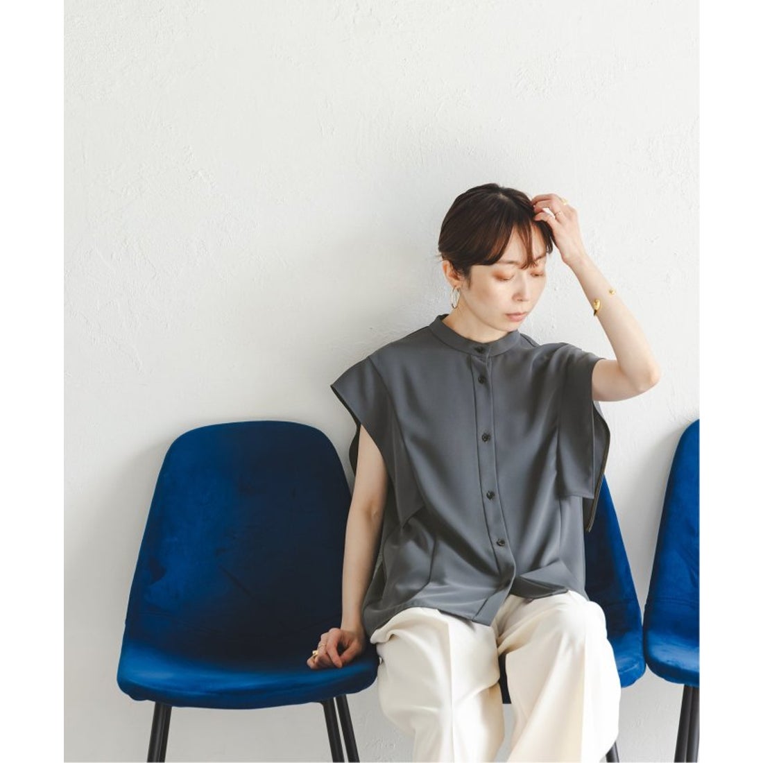 ノーブル NOBLE 《WEB限定追加》スクエアースリーブフロントオープン