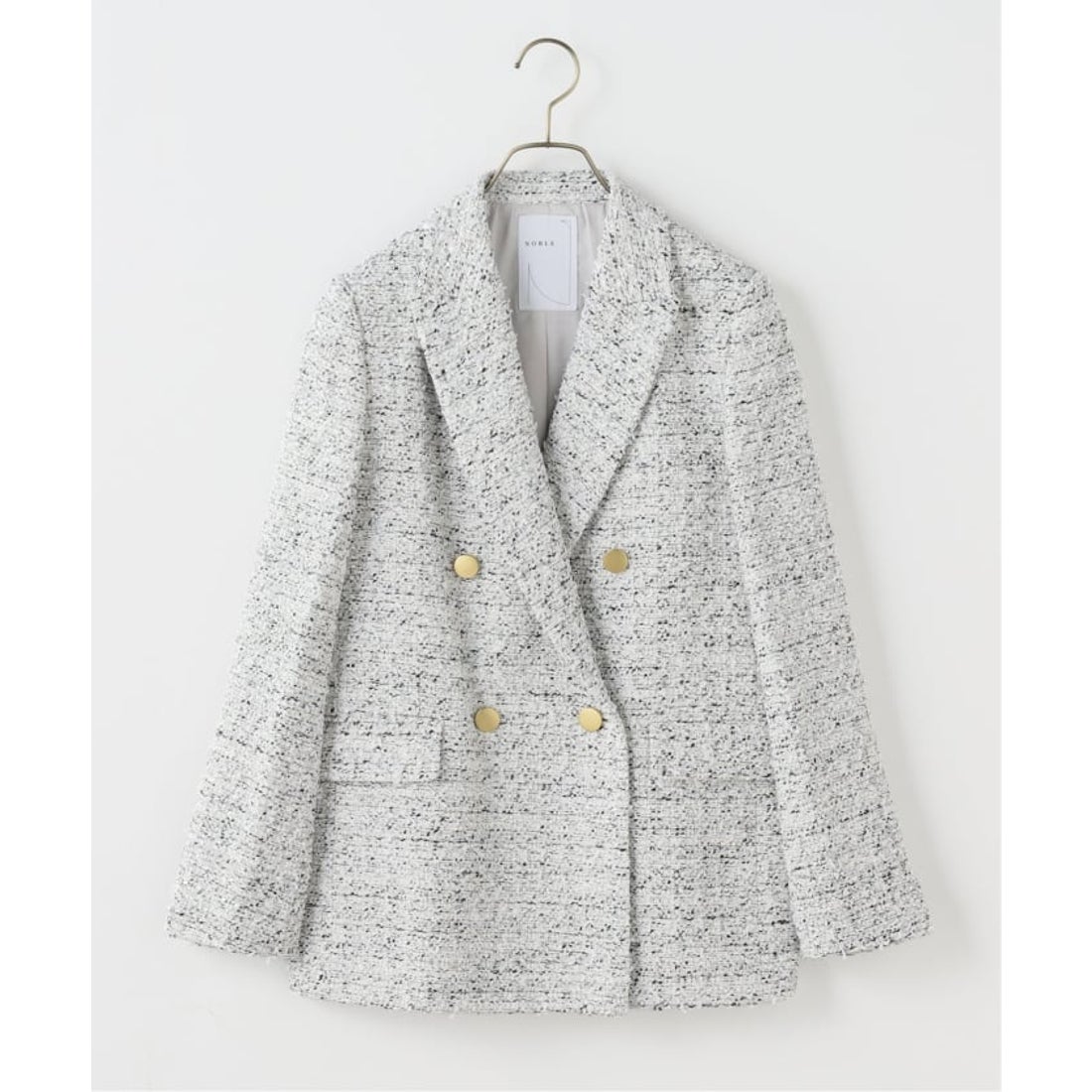 ノーブル NOBLE 《WEB＆一部店舗限定》フラッグツイードピークドラペル