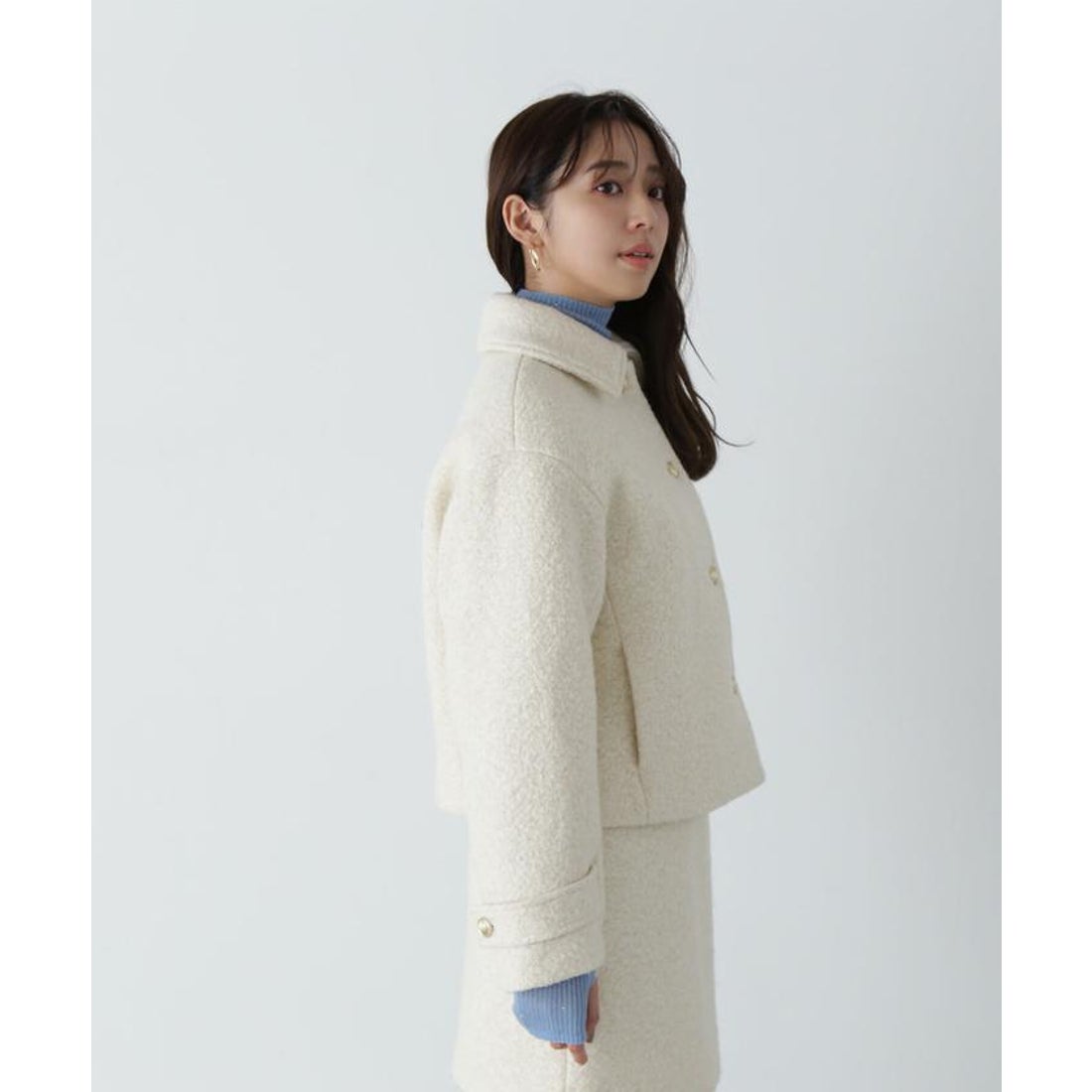 ナチュラルビューティーベーシック NATURAL BEAUTY BASIC 圧縮ツイード