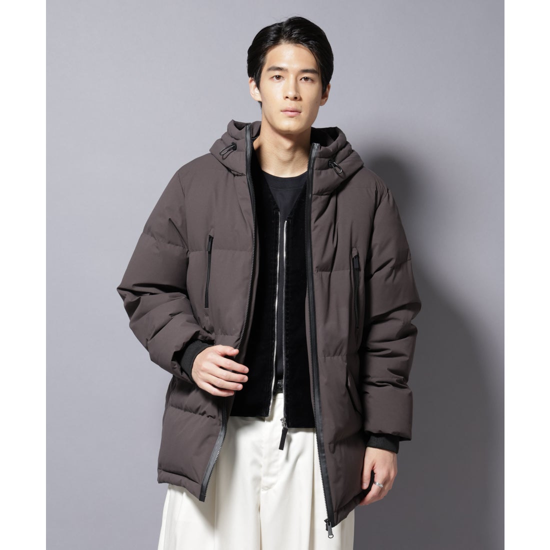 ナノ・ユニバース NANO universe 「西川ダウン（R）」SOLOTEXダウン