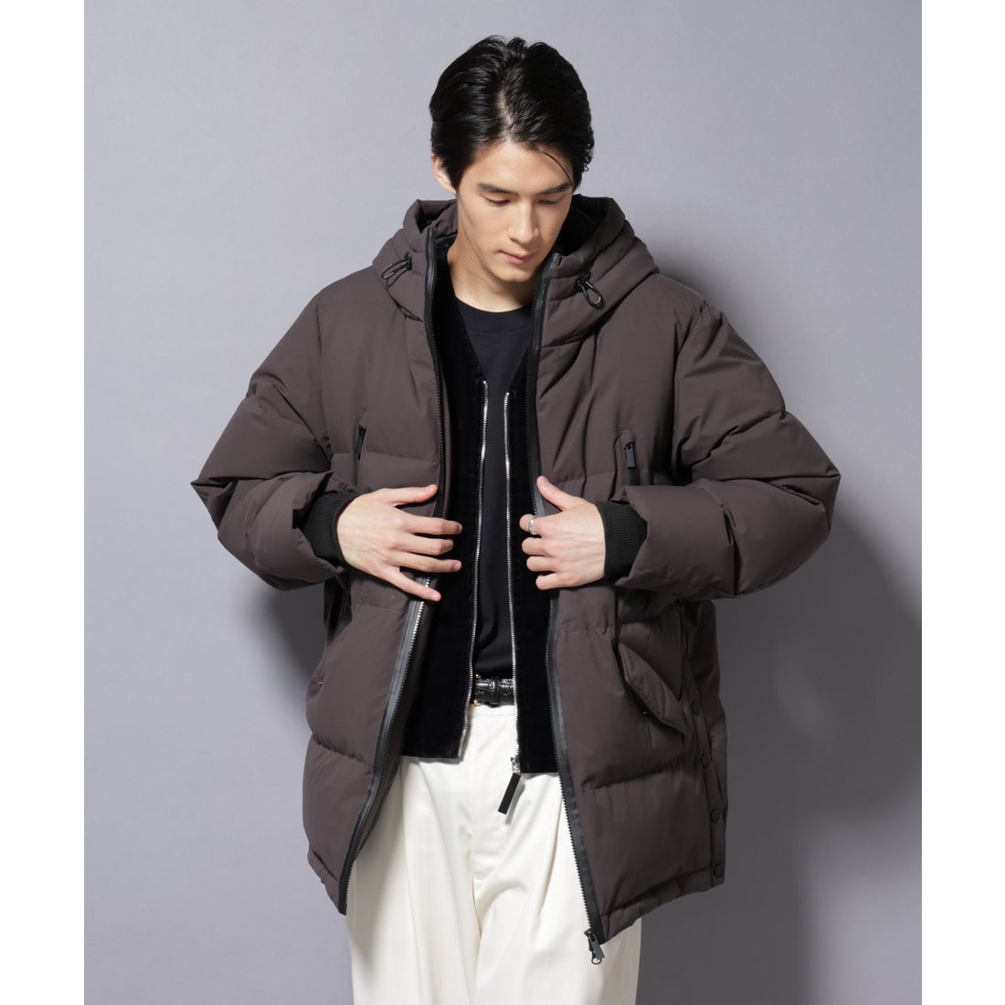 ナノ・ユニバース NANO universe 「西川ダウン（R）」SOLOTEXダウン