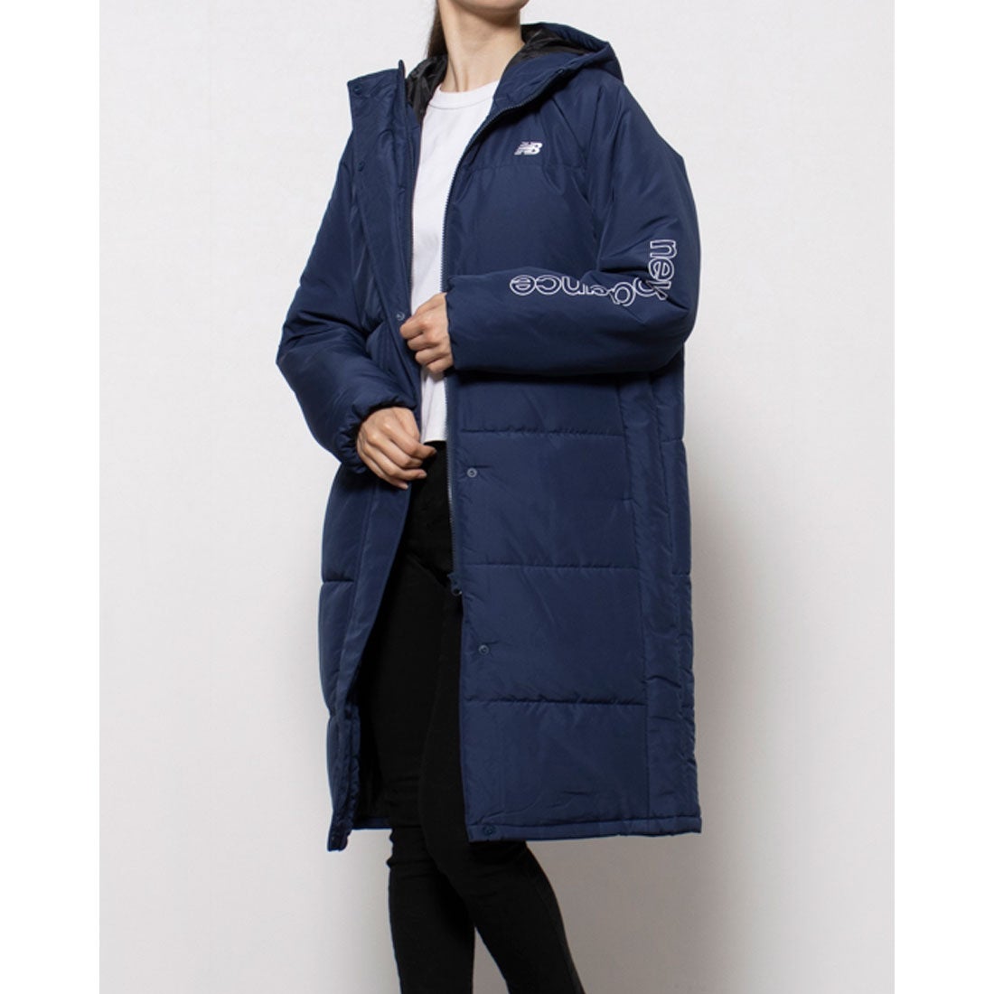 ニューバランス New Balance レディース ベンチコート フーデッドパ