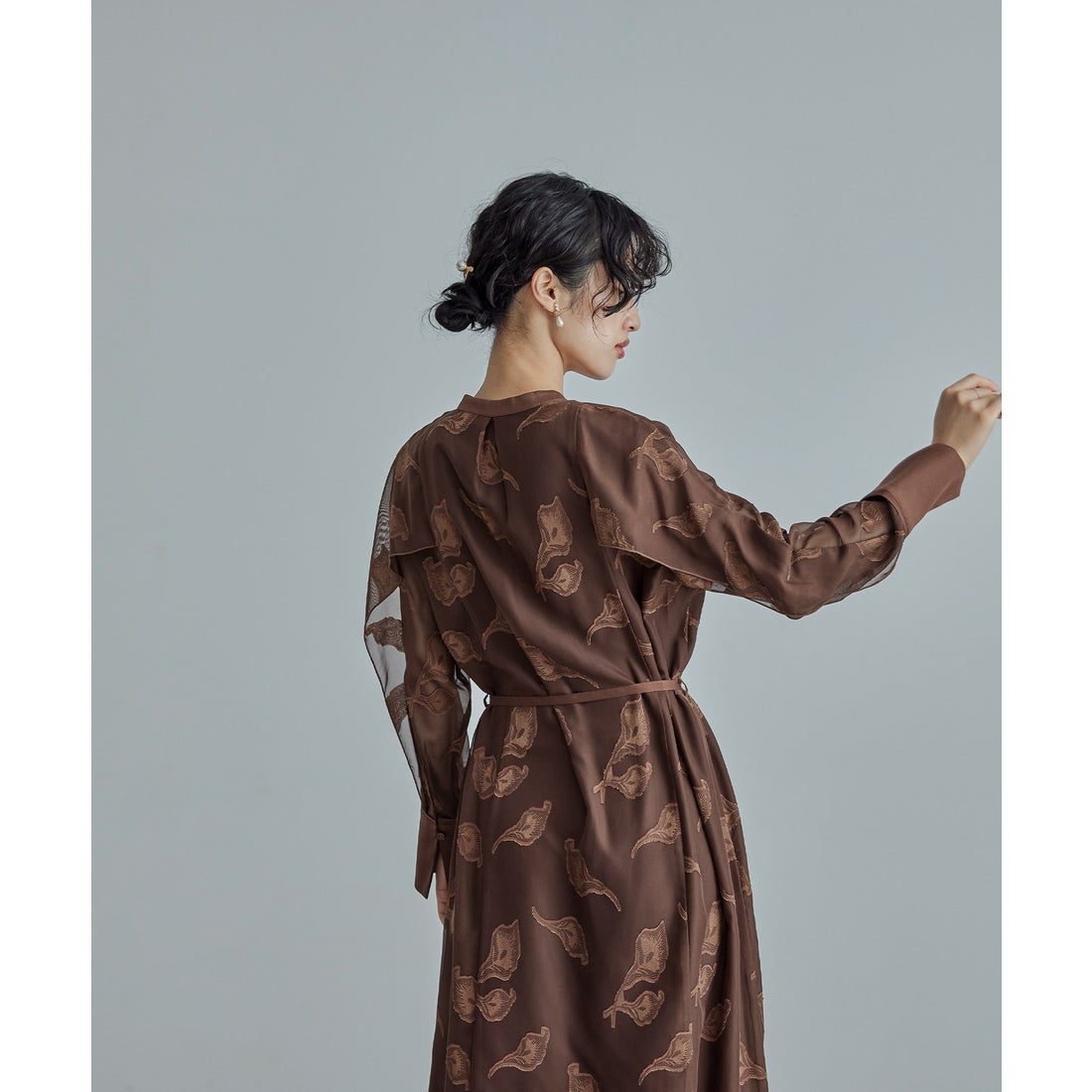 ニアナ niana オパールシャツワンピースパーティードレス 結婚式