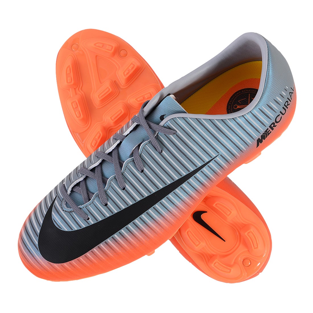 NIKE ナイキ マーキュリアル ビクトリー VI CR7 HG-V ジュニア(グレー