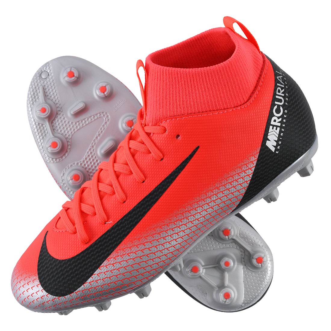 NIKE ナイキ スーパーフライ 6 アカデミー GS CR7 HG ジュニア(レッド