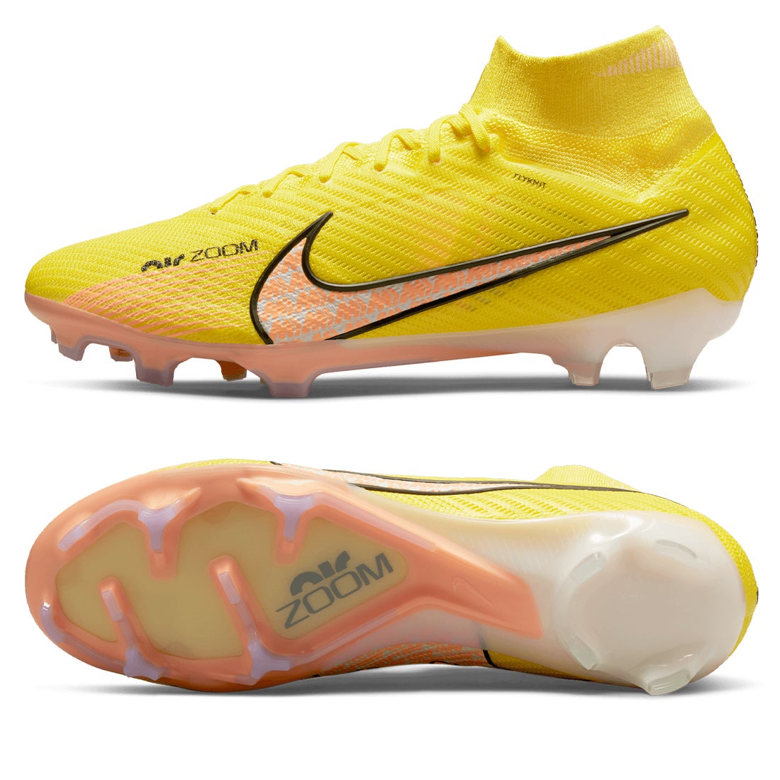 NIKE ナイキ ズーム スーパーフライ 9 エリート FG(イエロー×ピンク