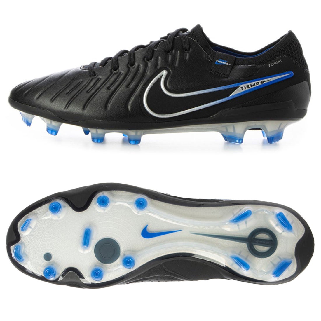 NIKE ナイキ ティエンポ レジェンド 10 エリート FG(ブラック×ブルー
