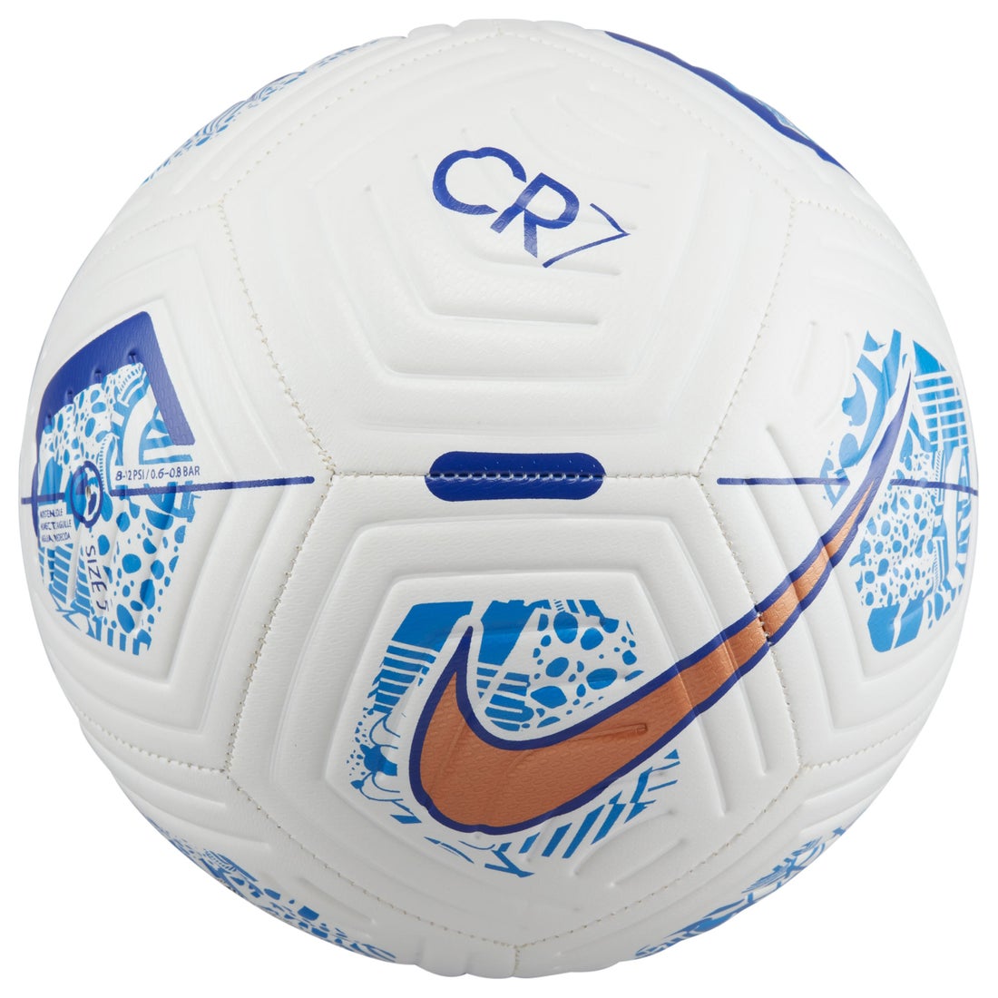 NIKE ナイキ CR7 ストライク 5号球(ホワイト×ブルー) DV2248 100(5号