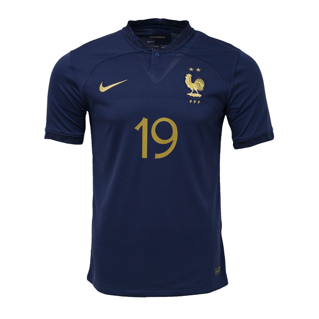 NIKE フランス代表 2022 ユニフォーム ホーム 半袖 レプリカ #19