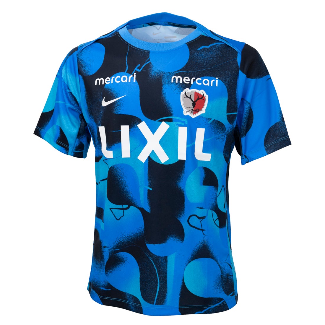 NIKE 鹿島アントラーズ 2025 プレマッチトップ 半袖(ブルー) HJ1396