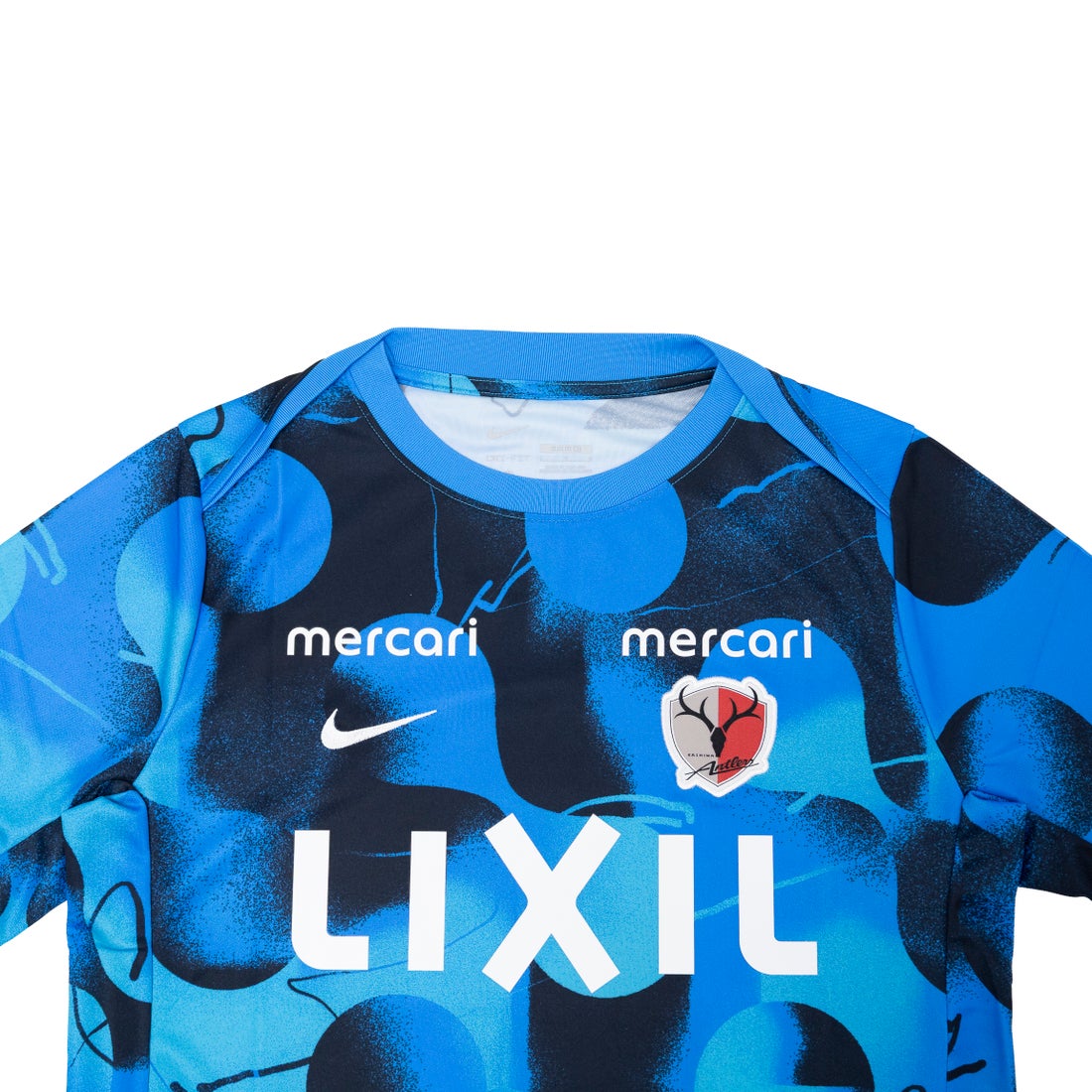 NIKE 鹿島アントラーズ 2025 プレマッチトップ 半袖(ブルー) HJ1396