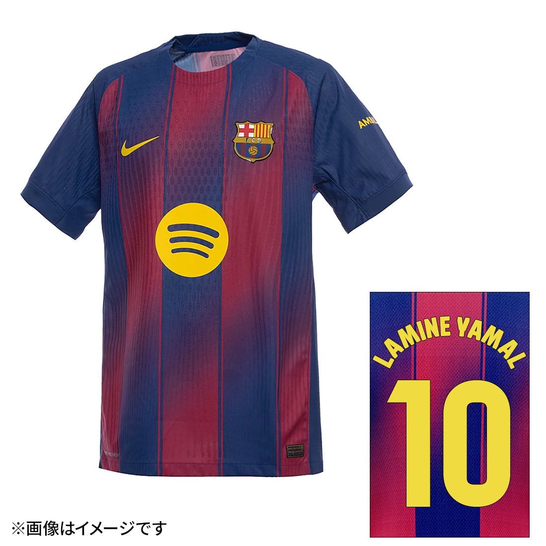 NIKE FCバルセロナ 25/26 ユニフォーム ホーム 半袖 オーセンティック