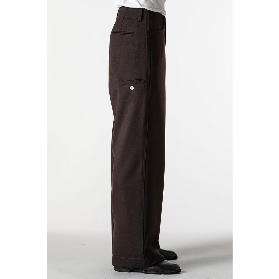 オマールアフリディ Omar Afridi Trotti Baggy Trousers （Tobacco