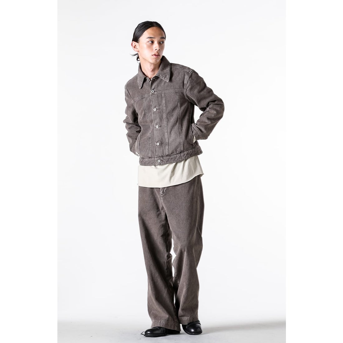 オマールアフリディ Omar Afridi Trotti Baggy Trousers （Brown