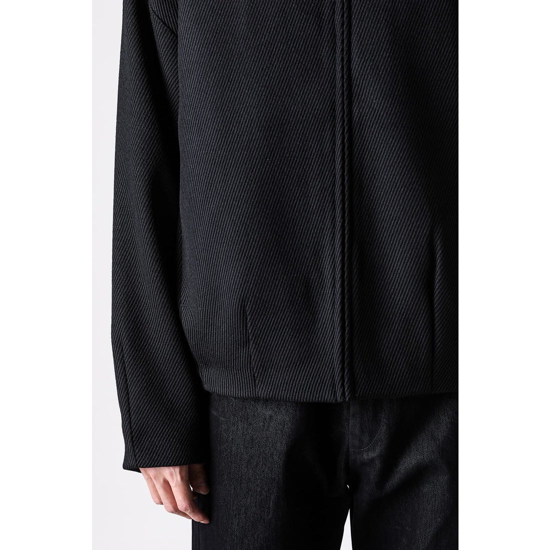 オマールアフリディ Omar Afridi STAND COLLAR BUD BLOUSON （BLACK