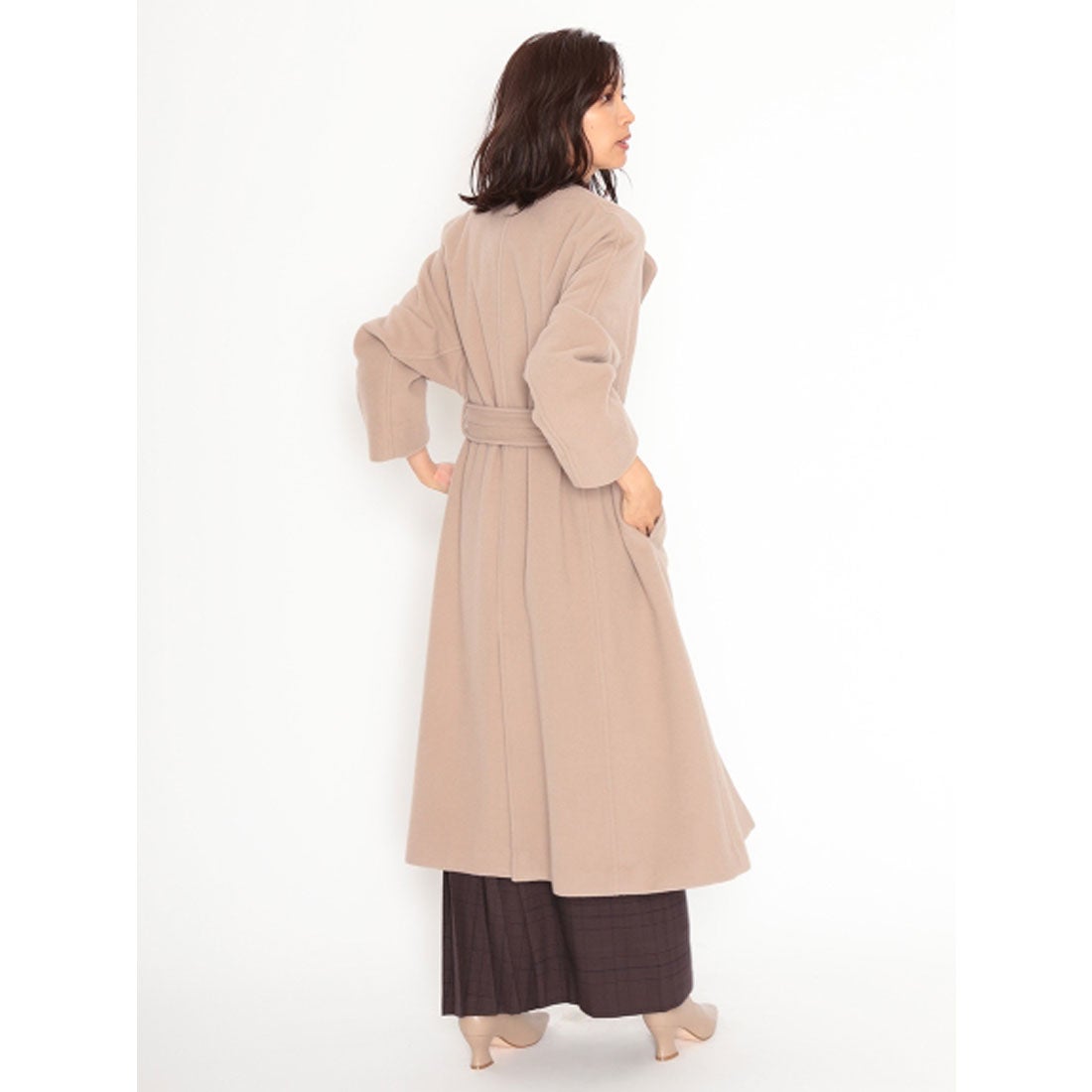 スナイデル SNIDEL ウールカシミヤコート （アイボリー
