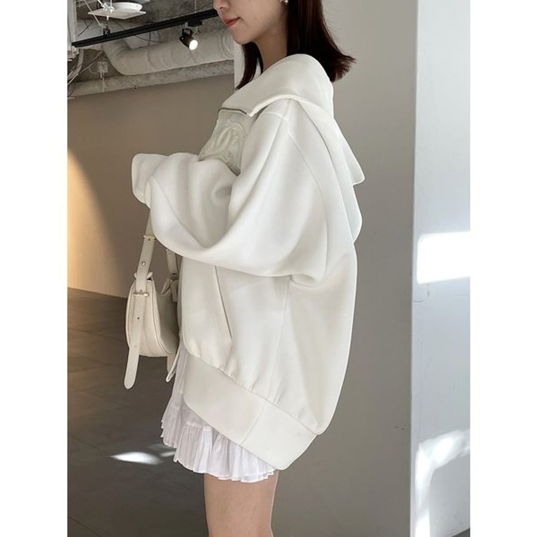 スナイデル SNIDEL ボリュームパーカー （GRY） -靴＆ファッション通販