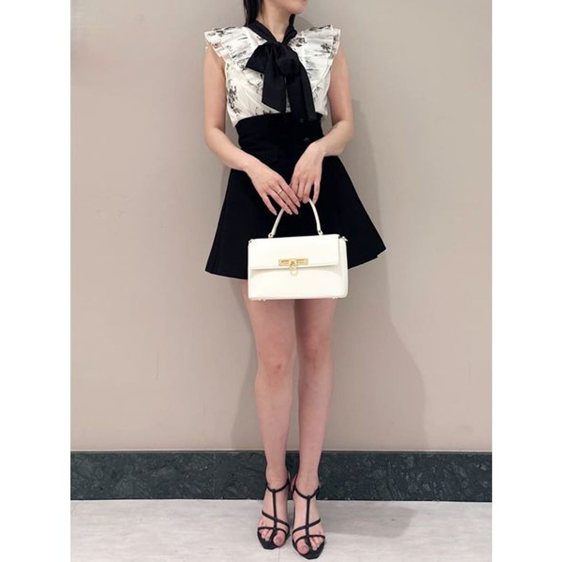 スナイデル SNIDEL プリーツスカショーパン （BLK） - ファッション