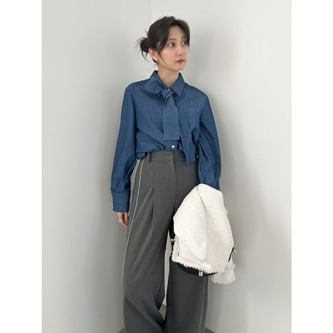 スナイデル SNIDEL ボウタイシャツ （SAX） - ファッション通販 d fashion