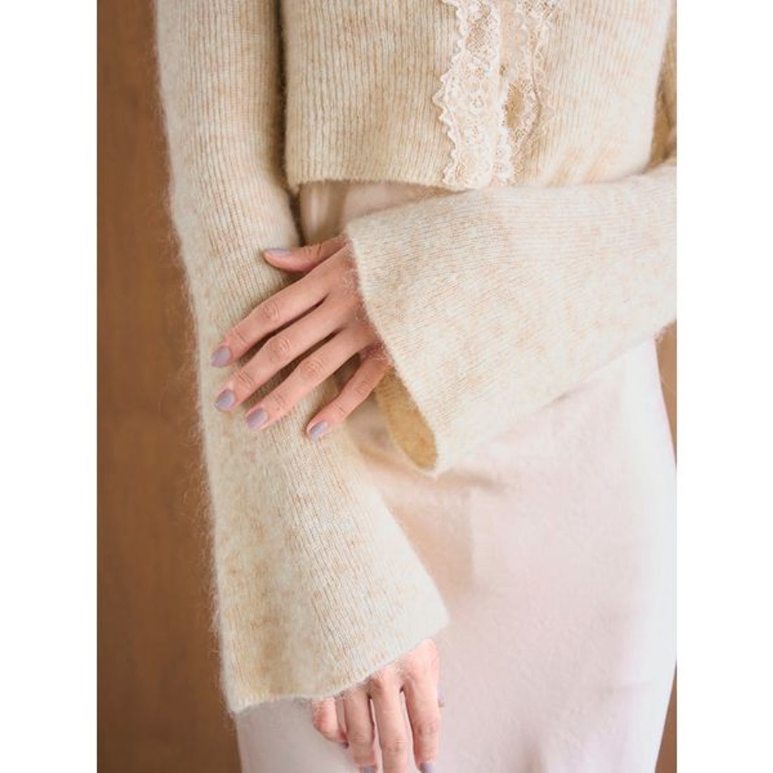 スナイデル SNIDEL キャミワンピースモヘアカーディガンセット （PNK