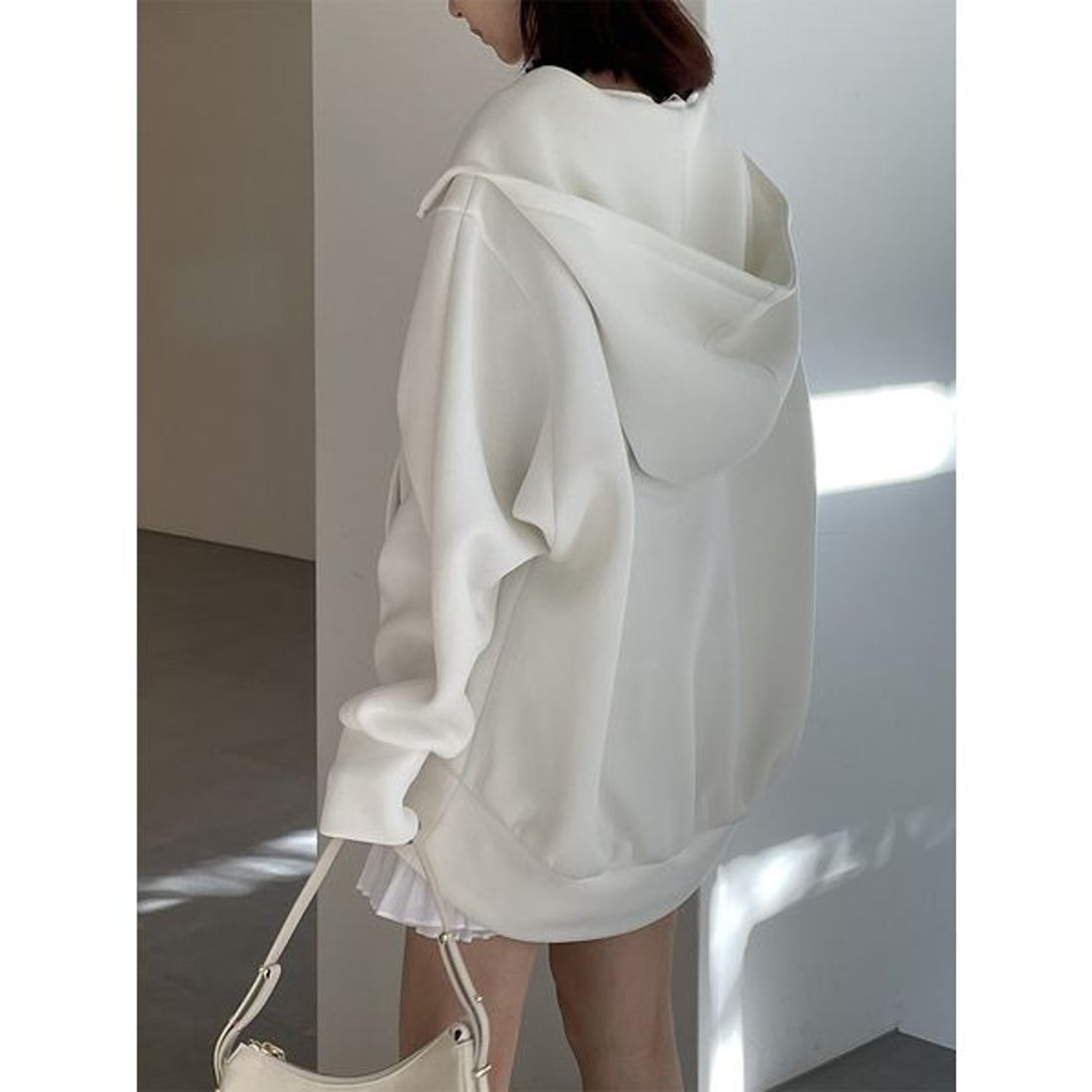 スナイデル SNIDEL ボリュームパーカー （IVR） -靴＆ファッション通販