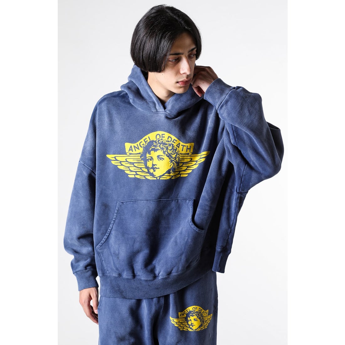 SAINT Mxxxxxx ANGEL Hoodie （Navy） - Osaka / Kyoto, Ship