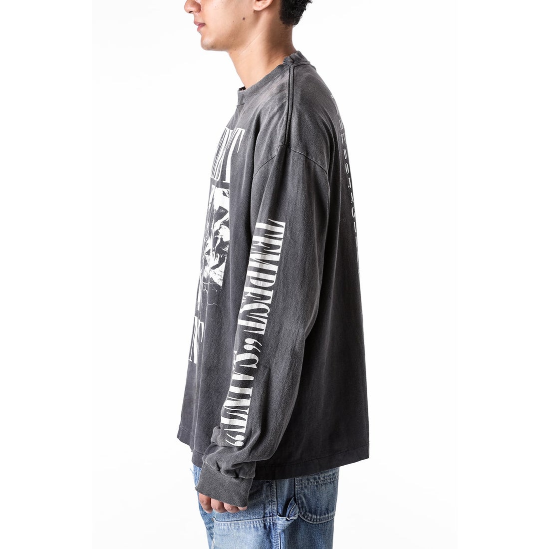 SAINT Mxxxxxx TEMPEST Long sleeve T-shirt （Black） - Osaka