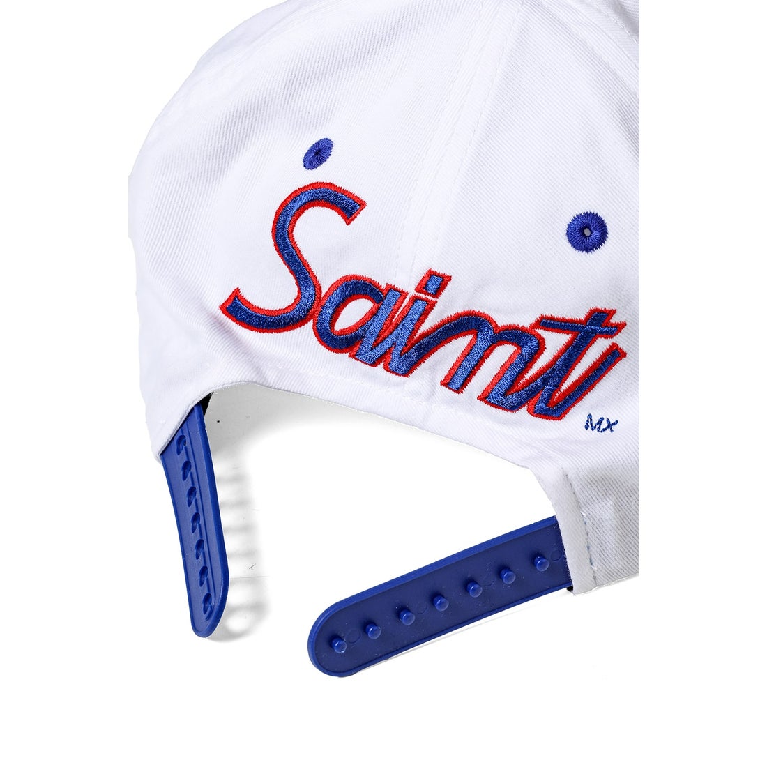 セントマイケル SAINT Mxxxxxx SAINT Cap （White / Blue