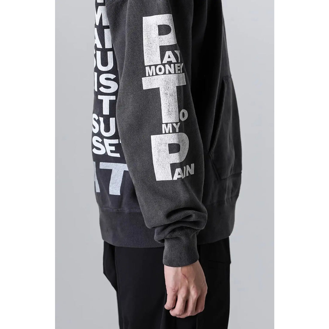 Pay money To my Pain × SAINT Mxxxxxx BRND MONEY Hoodie （Black