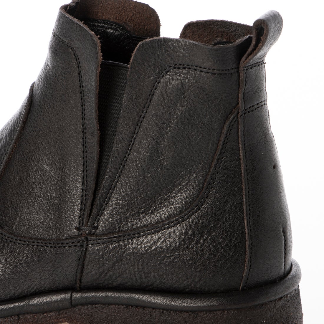 SAYA 【プラット製法】本革サイドゴアブーツ(ブラック) -【公式】ラボ