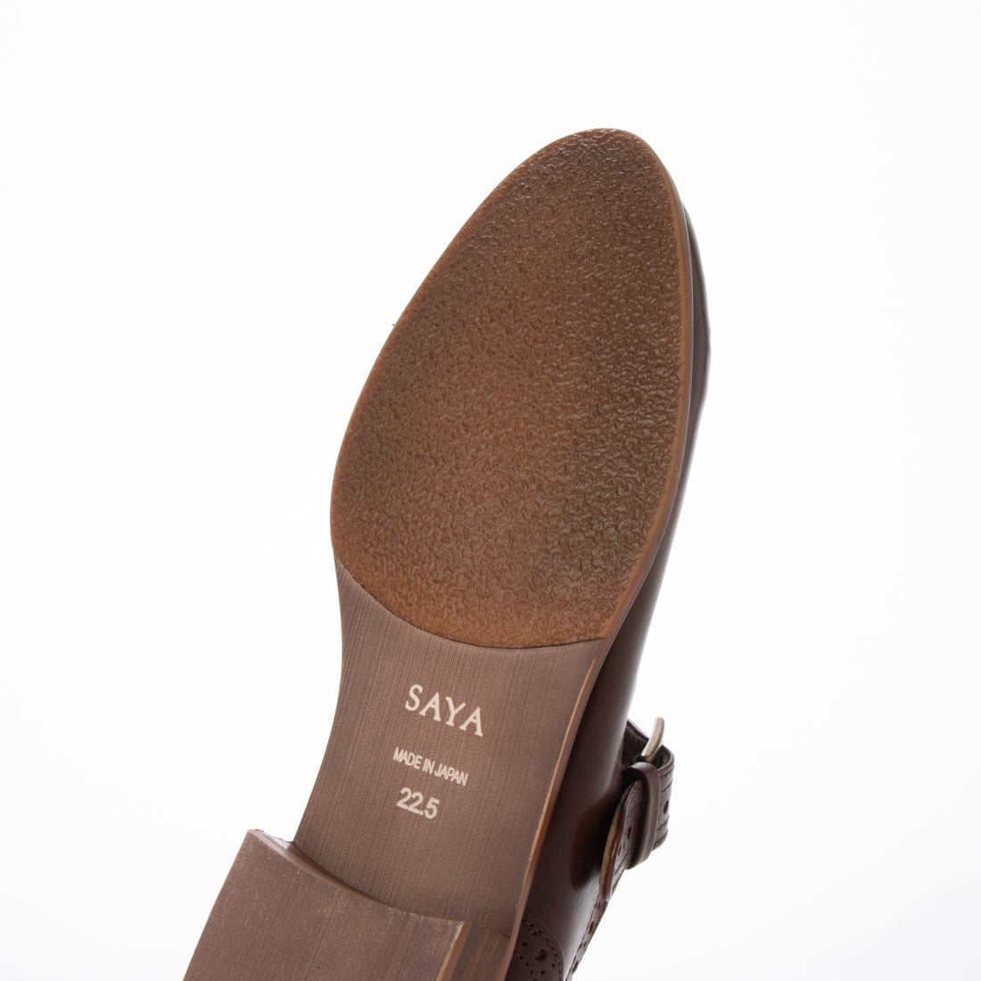 SAYA 【本革】メリージェーンシューズ(レッドブラウン) -【公式】ラボ