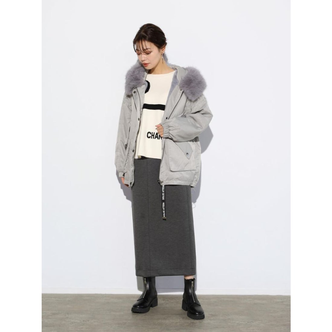 スコットクラブ SCOTCLUB ファーフーディモッズアウター