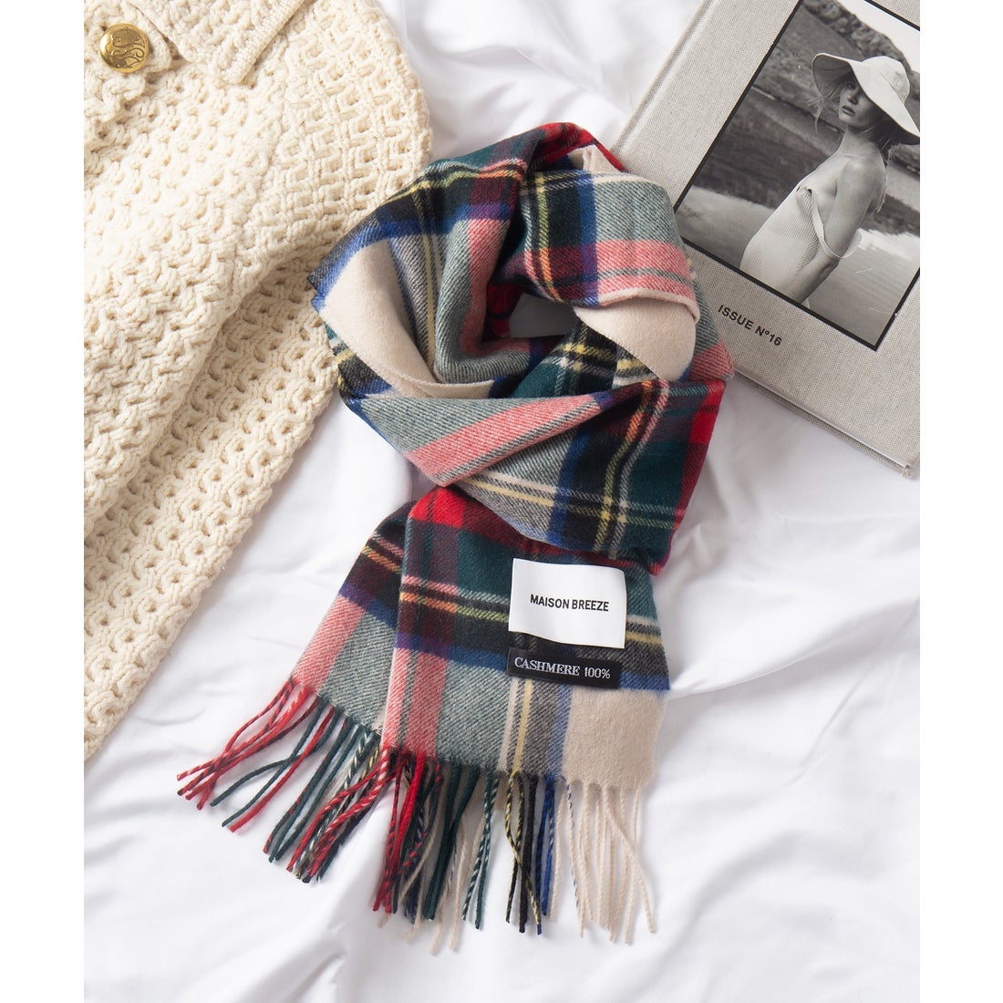 中古Burberry バーバリーロンドン マフラー チェック柄 LONDON