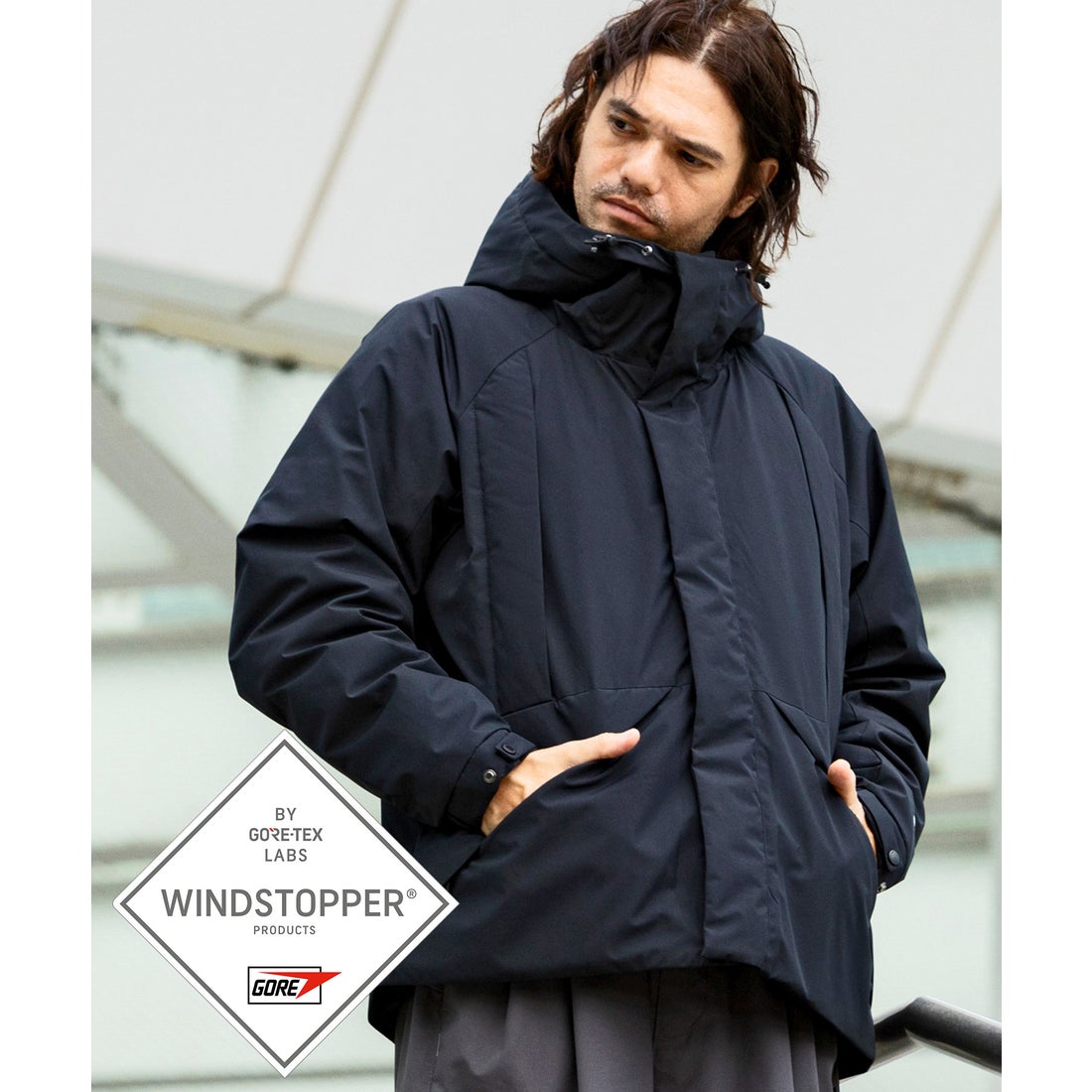 プラスフェニックス +phenix ダブルポケットダウンジャケット