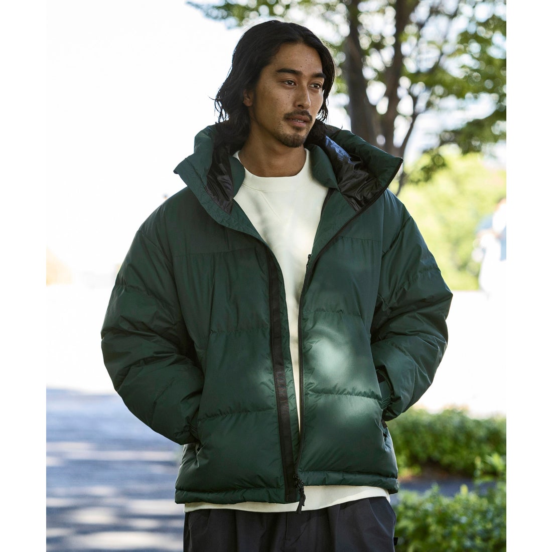 プラスフェニックス +phenix QUILTING DOWN JACKET キルティング