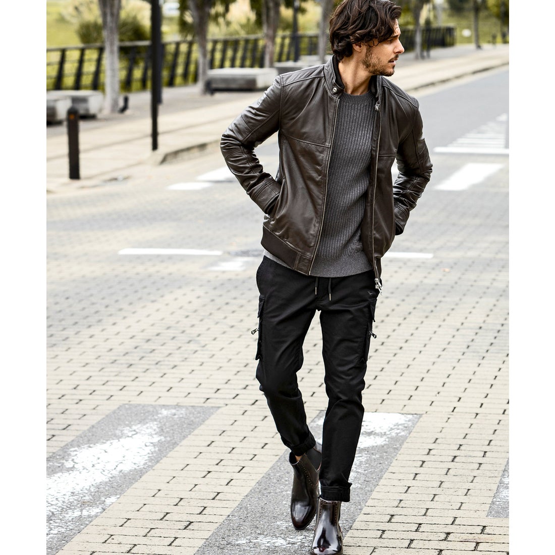 AKM Contemporary レザーブルゾン -ファッション通販 FASHION WALKER