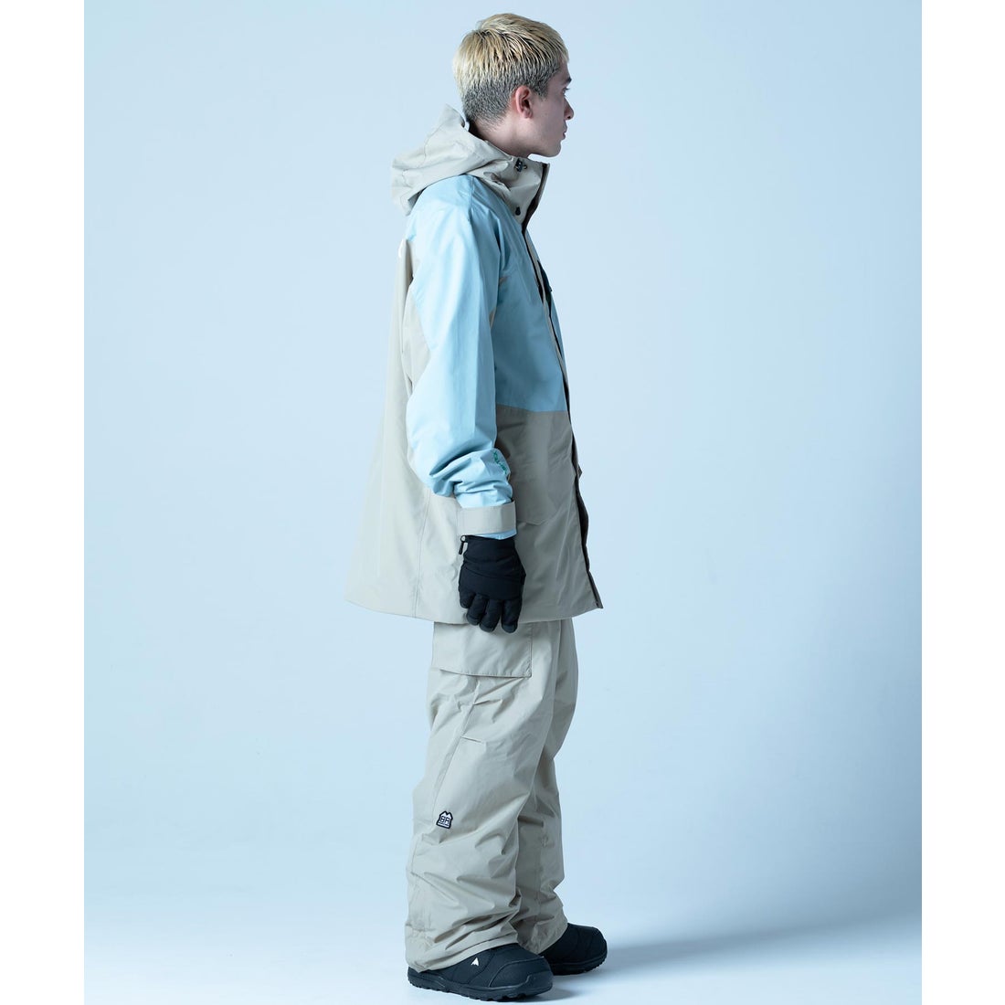 inhabitantウェア Lサイズ水色/ベージュ