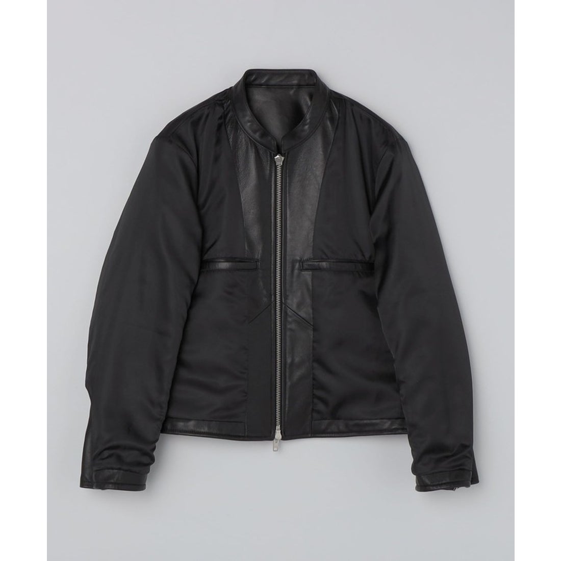 シップス SHIPS SHIPS: ラムレザー シングル ライダース ジャケット