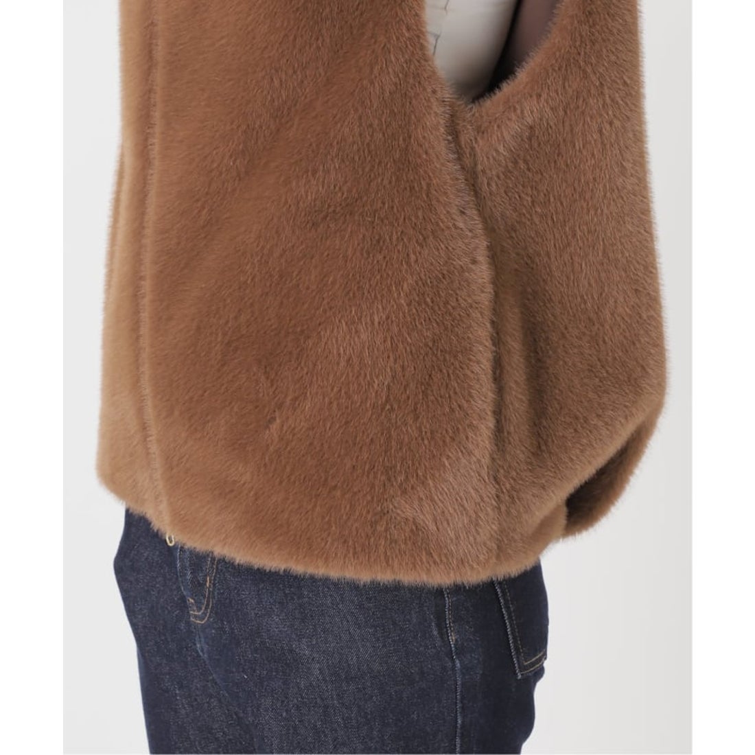 スローブ イエナ SLOBE IENA 《予約》ミンクエコファーベスト