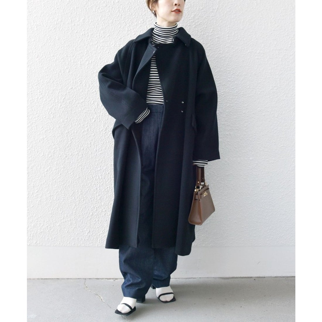 シップス エニィ SHIPS any SHIPS any: バルマカーン コクーン コート2